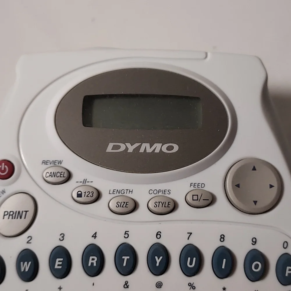 Vintage 2002 Dymo Electronic Label Maker Letra Tag QX50
